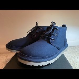 UGG Men’s Neumel Canvas Boot in Dark Sapphire, Size US 9.